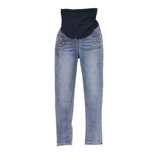 [BLANKNYC] Womens Maternity High Waist Tapered Slim Jeans, NWT